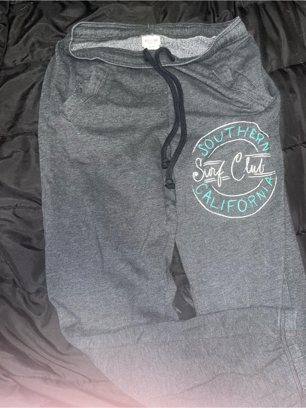 Mossimo supply co Dark navy Surf Club sweatpants size medium